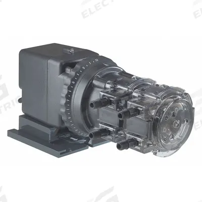 STENNER Peristaltic Chemical Metering Pump: 120V AC, 1/30 hp HP, 170 gpd Max. Flow Rate - Adjustable Flow Peristaltic Chemical Metering Pumps