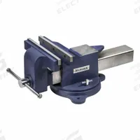 PALMGREN Utility Workshop Vise: Std Duty, Covered, 10 in Jaw Face Wd, 10 in Max Jaw Opening, Steel (MPN 9629680). Key specifications — attr663938: PALMGREN; attr669110: Steel.