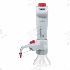 QORPAK Bottle Top Dispenser: 5 mL Volume Capacity - mL, 0.5 mL – 5 mL, Calibrated by User, Bottle (MPN 337173). Key specifications — Brand: QORPAK; Accuracy: Calibrated by User.