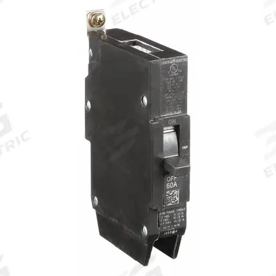 GE Molded Case Circuit Breaker: 60 A Amps, 14kA at 277V AC, Fixed, Lug - TEY-Frame GE Molded Case Circuit Breakers