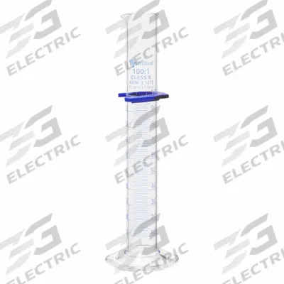 UNITED SCIENTIFIC SUPPLIES Graduated Cylinder: 100 mL, A, To Contain (TC) - Class B Glass Graduated Cylinders