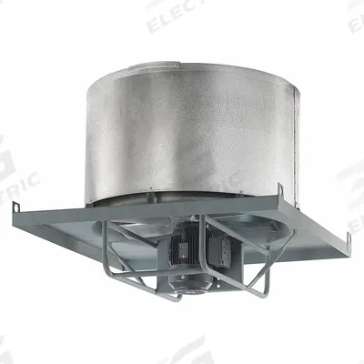 AMERICRAFT FAN Axial Upblast Roof Exhaust Fan: Direct Drive, 24 in Blade, 7,425 cfm, TEFC - Flammable Vapor Direct-Drive Fans