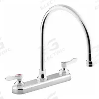 KOHLER Gooseneck Kitchen Faucet: Triton Bowe™, Brass, Widespread, Deck, 3 Mounting Holes, Chrome (MPN K-810T70-4AFA-CP). Key specifications — Series: Triton Bowe™; Brand: KOHLER.