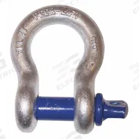 APPROVED VENDOR Anchor Shackle: Anchor Shackle, 68,000 lb Working Load Limit, Alloy Steel, Silver (MPN 8059403). Key specifications — Body Color: Silver; Brand: APPROVED VENDOR.