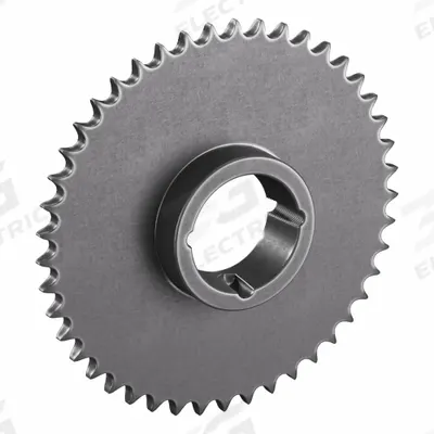 TSUBAKI Sprocket: For 50 Chain, 45 Teeth, 8.96 in Pitch Dia, 9.313 in Outside Dia - Size 50 Bushed-Bore Roller Chain Sprockets
