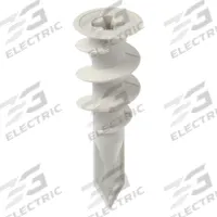 APPROVED VENDOR Wall Anchor: 1 5/8 in Overall Lg, Plastic, Plain, Plastic, Plain, 100 PK (MPN U30530.000.0001). Key specifications — Compatible Material: Drywall; Includes Screw: No; System of Measurement: Inch; Color: White; Brand: APPROVED VENDOR; Finish Type: Plain.