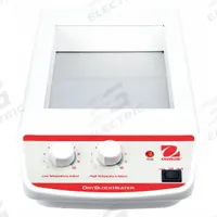 OHAUS Heat Block: 20 7/8 in Overall Dp, 3 1/2 in Overall Ht, 8 in Overall Wd, 150°C Op Temp - Max (MPN HB6AL). Key specifications — Brand: OHAUS; Display Type: Analog; Accuracy: +/-2.0 °C.