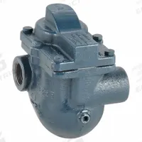 Steam Trap: Cast Iron, 1 in FNPT, 1,800 lb/hr, 75 psi Max., 377°F Max., C Pattern (MPN 754A4). Key specifications — Brand: ARMSTRONG INTERNATIONAL; Installation Orientation: Horizontal; Float Material: Stainless Steel.