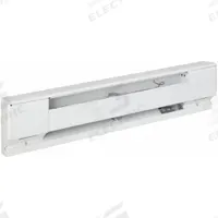 DAYTON Electric Baseboard Heater: Residential Grade, 376W/500W, Thermostat Not Included, White (MPN 3UG82). Key specifications — Thermostat Included: Thermostat Not Included; Duty Rating: Residential Grade; Housing Style: Conventional; Wattage Output: 376W/500W; Housing Color: White; Voltage: 208/240V AC; Brand: DAYTON.