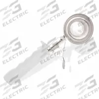 CRESTWARE Disher: 4.7 oz Capacity, 18-8 Stainless Steel/Plastic, NSF Certified, 3 in Bowl Dia, DD06. Key specifications — Manufacturer Part Number: DD06; Material: 18-8 Stainless Steel/Plastic; NSF Certified: Yes; Product Type: Deluxe Thumb Disher; Scoop Size: #6; Brand: CRESTWARE.