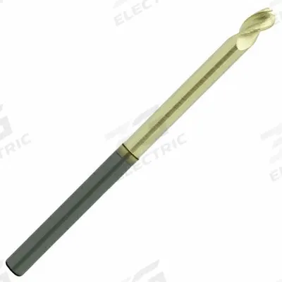 APPROVED VENDOR Ball End Mill: Carbide, ZrN Coated, 3 Flute, 3/4" Mill Dia, 1" LOC, 5" OAL (MPN 315938) - Reduced-Neck Carbide Ball End Mills for Aluminum