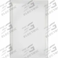 KETCHAM Bathroom Mirror: Rectangular, Glass, 36 in Overall Ht, 24 in Overall Wd, 1 3/4 in Overall Dp (MPN RAD-2436). Key specifications — attr1325493: KETCHAM; attr1325471: Glass; attr1325473: Polished; attr1348774: Side; attr1325491: Yes.
