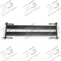 JARKE Center Brace: 44 in Overall Lg, 3 in x 11 in, 13 ga, Steel (MPN 25B2048). Key specifications — Compatible Grainger Part Number: 1CHX5; Material: Steel; Brand: JARKE.