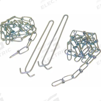 LITHONIA LIGHTING Chain Hanging Kit: 36 in Lg, 4 5/12 in Wd, 2 1/6 in Ht, Unfinished - Clips, Chains & Hangers