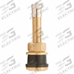 HALTEC Truck/Bus Tire Valve: Tire Valve, Clamp-In, 180° Valve Stem Angle, Straight, Buses/Trucks (MPN TV-500A-10). Key specifications — Valve Type: Clamp-In; Thread Size: 0.305-32; Valve Shape: Straight; Color: Brass; Product Type: Tire Valve; Compatible Vehicle Type: Buses; Material: Metal; Brand: HALTEC.