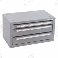 HUOT Tap, Drill and Die Dispenser: 29 Compartments, For M2.5x.45 to M12x1.75 Taps (MPN 13595). Key specifications — attr1306359: 2.5 mm x .45 mm to 12 mm x 1.75 mm; attr1306365: HUOT; attr1306366: 2.05 mm to 10.2 mm.