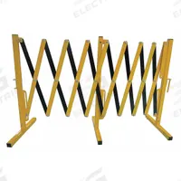 APPROVED VENDOR Collapsible Barricade: Accordion, Stationary, 37 1/2 in Ht, 15 1/12 ft Expanded Lg (MPN 22NY02). Key specifications — attr193635: APPROVED VENDOR; attr982495: Stationary; attr982499: Aluminum; attr982502: No Legend; attr982505: Stationary Foot; attr982507: Powder Coated; attr982518: No.