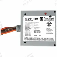 RIB Enclosed Pre-Wired Relay: 30 A Rating, DPST-NO, 0.50 in NPT (MPN RIB01P30). Key specifications — Nipple Size: 0.50 in NPT; Brand: RIB.