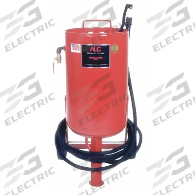 ALC Portable Abrasive Blaster: Pressure Feed, 250 lb Media Capacity - Pressure-Feed Portable Abrasive Blasters