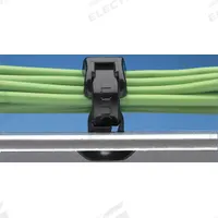 PANDUIT Cable Tie Mount: 0.2 in Slot Wd, 0.06 in Slot Ht, 0.42 in L x 0.16 in W x 0.4 in H, 1,000 PK (MPN PBMS-H25-M). Key specifications — For Use With: Miniature, Intermediate and Standard Cable Ties; Size: 0.42 in L x 0.16 in W x 0.4 in H; Color: Natural; Brand: PANDUIT.