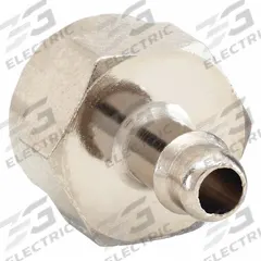 PNEUMADYNE INC Barbed Fitting Adapter: 3/32 in ID Size, Barbed x UNF, Brass, 9/16 in Overall Lg (MPN EB25). Key specifications — Brand: PNEUMADYNE INC.