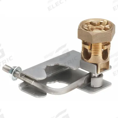 PANDUIT Raised Floor Grounding Connector: Steel - Raised Floor Ground Clamps