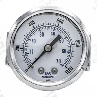 PIC GAUGES Industrial Pressure Gauge: 0 psi to 1,000 psi, 2 in Dial, 1/8 in NPT Male, Center Back (MPN 103D-208M). Key specifications — Accuracy: ±3-2-3%; Brand: PIC GAUGES; Vibration Resistance Properties: None; Gauge Wetted Parts: Brass / Copper.