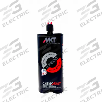 MKT FASTENING 20 OZ EPOXY CARTRIDGE: Sealing Cap, Rod Anchors, 10 in Min Hole Dp - Epoxy Anchor Adhesives