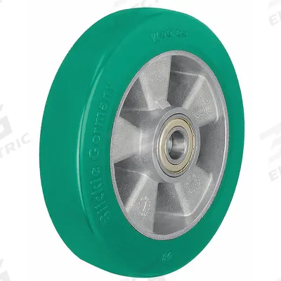 APPROVED VENDOR Caster Wheel: 7 13/16 in Wheel Dia., 2 in Wheel Wd, Polyurethane, Aluminum - Polyurethane Tread on Aluminum Core Wheels