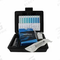 CHEMETRICS Water Quality Test Kit: Sulfide, 25 to 250 ppm, 25 ppm, 30 Tests (MPN K-9520A). Key specifications — Includes: Flat Comparator Supplied with 25 mL Sample Cup and Sample Cup Top; Range: 25 to 250 ppm; Sensitivity: 25 ppm; Test Parameters: Sulfide.