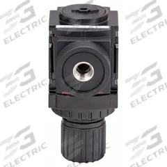 ARO Compressed Air Regulator: Aluminum, 1/4 in NPT, 59 cfm, 0 psi to 140 psi, Knob, 1000 Series (MPN R37121-100). Key specifications — attr111664: No; attr111400: 1000; attr111627: ARO.