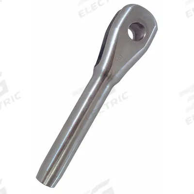 LOOS Wire Rope Clevis Fitting: 5/16 in Compatible Rope Dia, Stainless Steel - Clevis Fork End Fittings