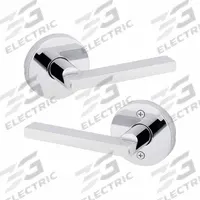 KWIKSET Door Lever Lockset: Passage Lever Locksets/Storeroom Lever Locksets, Chrome, ADA Compliant (MPN 720HFL-RDT-26-6AL-RCS). Key specifications — Ligature Resistance: Not Ligature-Resistant; Brand: KWIKSET; Lockset Function ANSI Code: F75; Visual Indicator Message: No Message; Lockset Style: Rose; ADA Compliant: Yes; ANSI Lockset Function: Hall; Finish: Bright Chromium-Plated : Zinc.