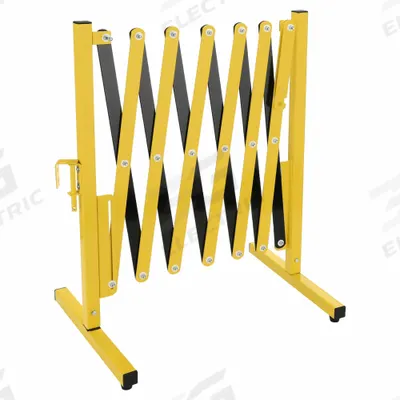 APPROVED VENDOR Portable Barricade: Accordion, Stationary, 37 1/2 in Ht - Expandable Barricades