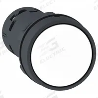 SCHNEIDER Flush Push Button: 22 mm Mounting Size, Non-Metallic, Momentary (MPN XB7NA11). Key specifications — Brand: SCHNEIDER; Action: Momentary; Series: XB7; Push Button Material Type: Non-Metallic.