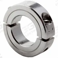 CLIMAX METAL PRODUCTS Shaft Collar: 2-Piece, Inch, Round, Clamp-On, 5/8 in Bore Dia, Stainless Steel (MPN CR2C-062-S). Key specifications — attr671628: CLIMAX METAL PRODUCTS.