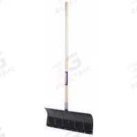 APPROVED VENDOR Snow Pusher: Aluminum, 11 in Blade Lg, 24 in Blade Wd, 16 ga Gauge, 48 in Handle Lg (MPN 6YU39). Key specifications — Brand: APPROVED VENDOR; Handle Grip: Straight.