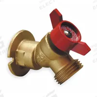 APPROVED VENDOR Angle Sillcock: Quarter-Turn, Brass, Brass, Aluminum, 3/4 in Inlet Connection Size (MPN 108-054HN). Key specifications — Brand: APPROVED VENDOR; Design: Standard; Body Material: Brass; Handle Material: Aluminum; Color/Finish: Brass; Handle Type: Quarter-Turn; Inlet Connection Type: NPT; Product Type: Sillcock.