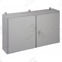 HOFFMAN Enclosure: Steel, 30 in x 48 in x 10 in, NEMA 12/13, Solid Cover, Hinged (MPN A304810WFLP). Key specifications — Brand: HOFFMAN; Closure Method: Keyed Handle; Knockouts: Not Included.