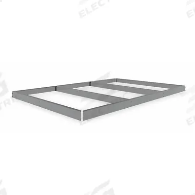 TENNSCO Shelf: 72 in x 48 in, 1,750 lb Load Capacity, Gray - Open Deck Shelf Kits for Boltless Shelving