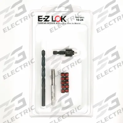 APPROVED VENDOR Self Locking Thread Insert: Thin Wall, #10-24 Int Thrd Sz - Self-Locking Insert & Installation Tool Kits