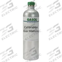 GASCO Calibration Gas: Air, Disposable, +/-5% Accuracy, NH3, Calibration Gas, 34 L Cylinder Capacity (MPN 34L-14-97). Key specifications — For Use With: All OEM Gas Detectors; Background Gas: Air; Brand: GASCO; Gas Mixture: Ammonia 97 ppm; Reusability: Disposable.