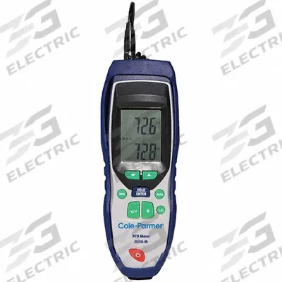 COLE-PARMER NIST-Calibrared RTD Thermometer: -320°F to 1,562°F - RTD Meters without Data Output