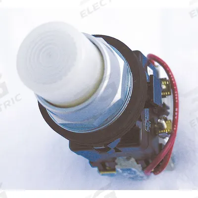 EATON Pilot Light Lens: 30 mm Panel Mounting Hole Dia, White, Fresnel - Pilot-Light Lenses