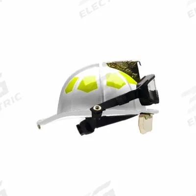 BULLARD Fire Helmet: White, Fiberglass