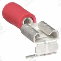 GRAINGER Wire Disconnect: Red, Vinyl, Partial Coverage, 0.25 in x 0.032 in Tab, Butted Barrel & Seam (MPN 31A495). Key specifications — attr1307662: Socket/Tab; attr1307676: GRAINGER.
