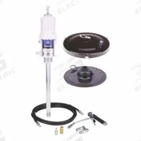 GRACO Air Drum Pump: Pump w/ Hose Reel, Discharge Hose, Nozzle & Meter, 50:1 (MPN 246910). Key specifications — Brand: GRACO.