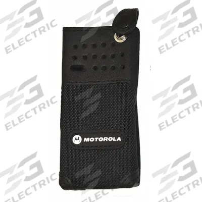 MOTOROLA Case with Fixed Belt Loop: Fits Motorola, Black, Nylon, Belt Loop/Cases - Motorola-Compatible Carrying Accessories