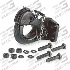 REESE Pintle Hook: 20,000 lb Gross Trailer Wt Capacity, 20,000 lb Gross Vehicle Wt Capacity, Steel (MPN 74118). Key specifications — Brand: REESE; Finish: Powder Coated; Material: Steel.