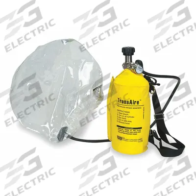MSA Emergency Escape Breathing Apparatus: 5 min Escape Duration, 40 lpm, 2,216 psi - IDLH (Immediately Dangerous to Life or Health) Emergency Escape Respirators